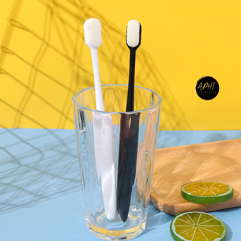 Bàn Chải Đánh Răng Lông Siêu Mịn Mềm Mại Hộp Tròn - Sợi Lông Nano Siêu Nhỏ Cho Răng Nhạy Cảm - FL16