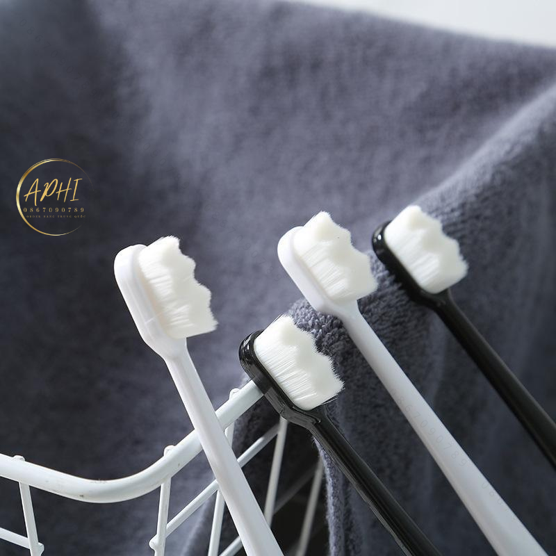 Bàn Chải Đánh Răng Lông Siêu Mịn Mềm Mại Hộp Tròn - Sợi Lông Nano Siêu Nhỏ Cho Răng Nhạy Cảm - FL16