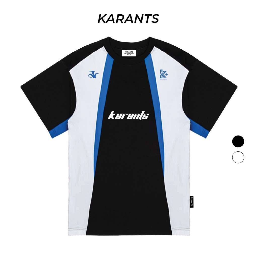 Áo Thun Phối Nhiều Màu Karants Local Brand Hot Trend Form Oversize - KR70