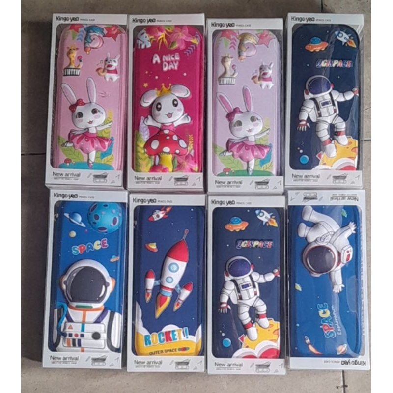 Hộp bút 3D nhiều hình.