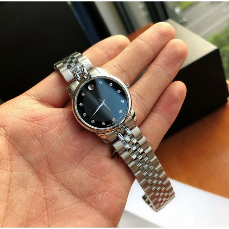 Đồng hồ nữ  mvdo dây INOX ĐÚC. Size 29mm.SAPPHIRE RIN
