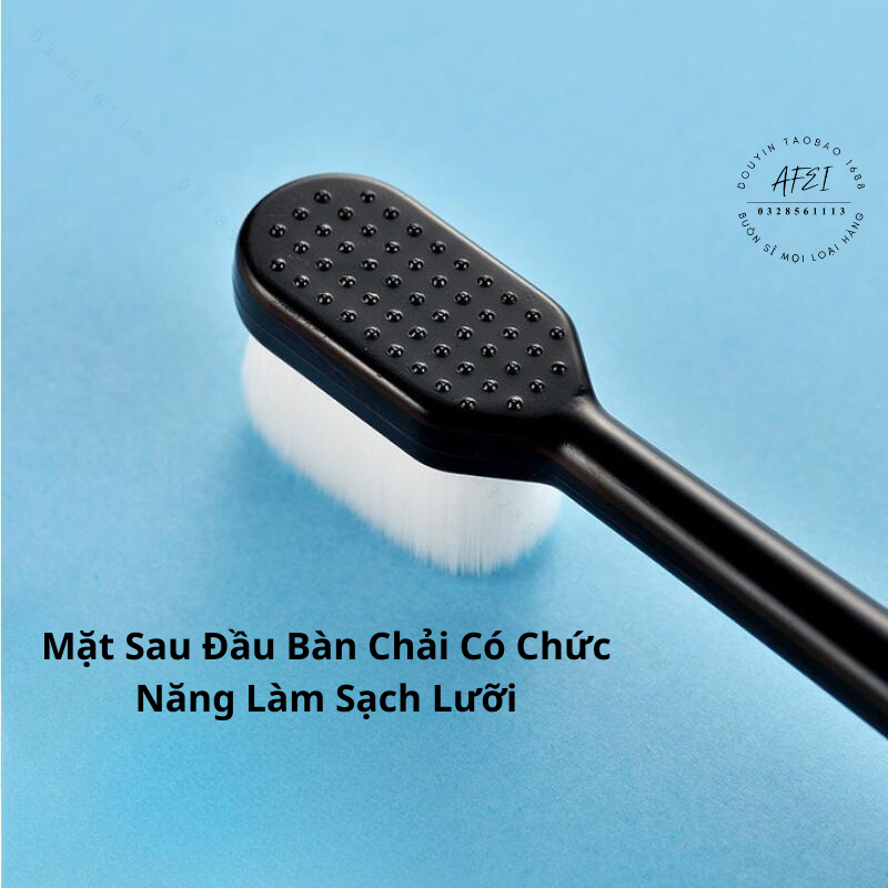 Bàn Chải Đánh Răng Sợi Lông Nano Siêu Nhỏ Siêu Mịn Mềm Mại Hộp Tròn Cho Răng Nhạy Cảm - FL16