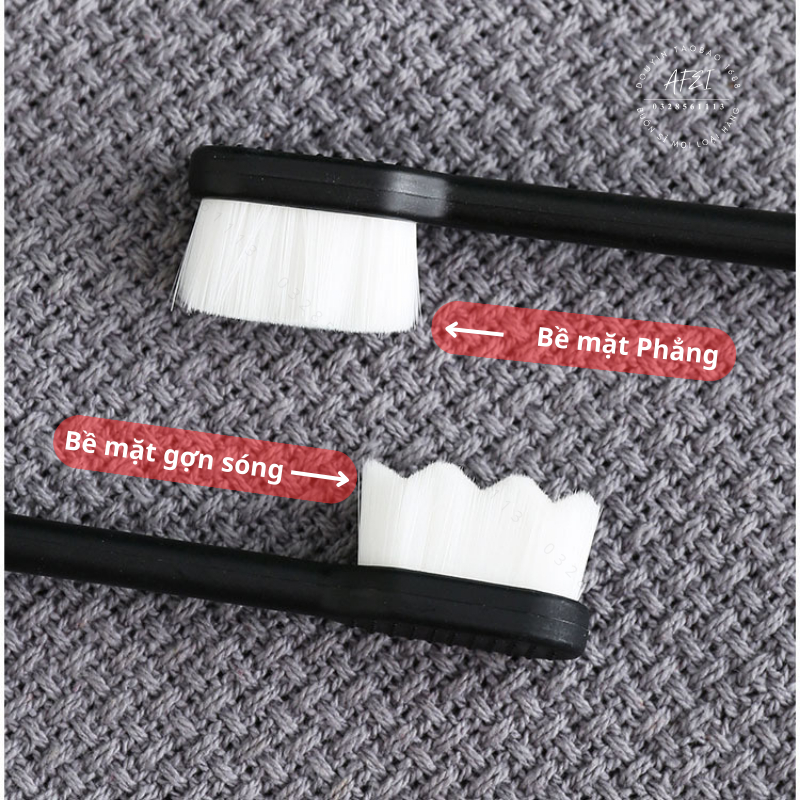 Bàn Chải Đánh Răng Sợi Lông Nano Siêu Nhỏ Siêu Mịn Mềm Mại Hộp Tròn Cho Răng Nhạy Cảm - FL16