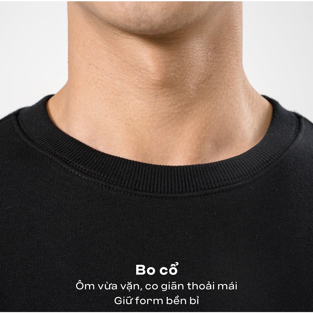 Áo nỉ nam chui đầu Essential chống nhăn, giữ nhiệt tốt - Thương hiệu Coolmate