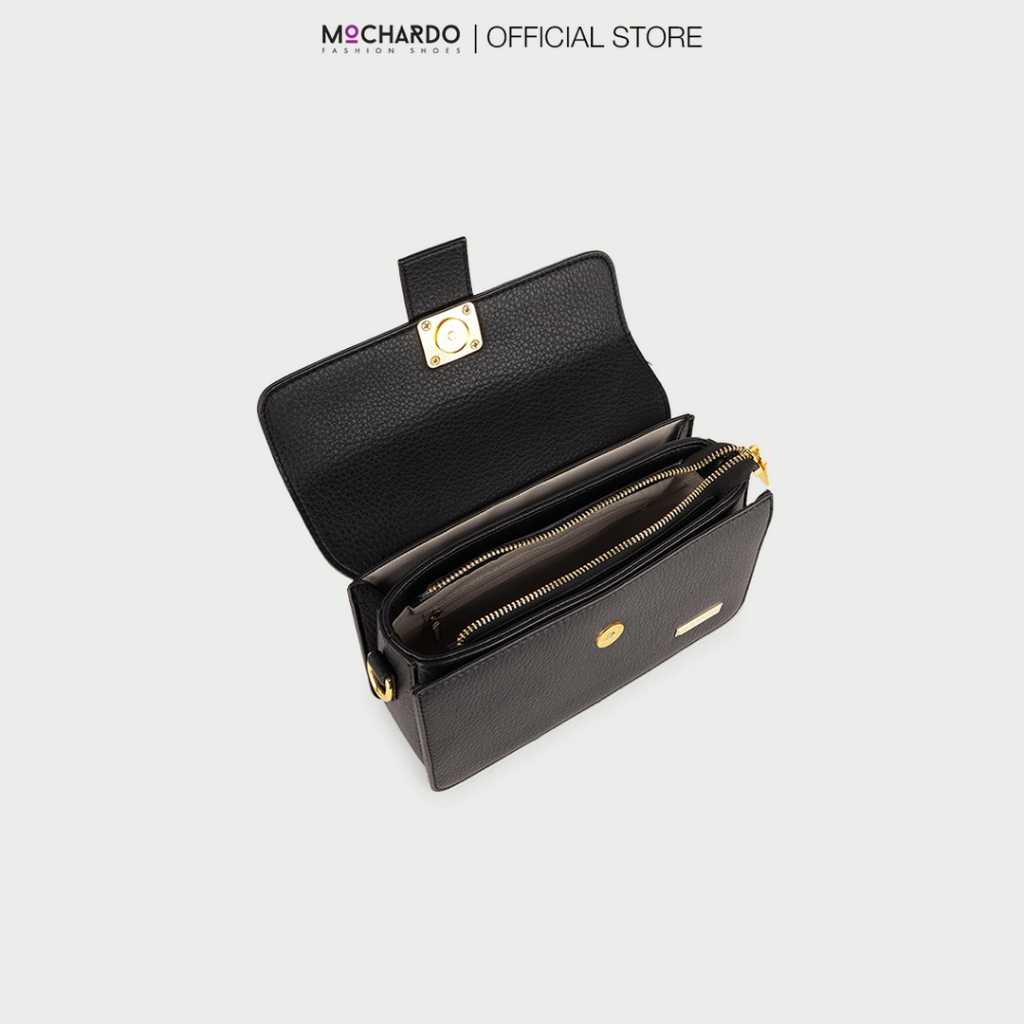 Túi Xách Nữ MOCHARDO GN-8 Dáng Chữ Nhật Khóa Nam Châm Da Trơn 23cm
