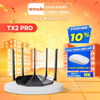 Tenda Thiết bị phát Wifi TX2 Pro Chuẩn Wifi 6 AX1500Mbps hỗ trợ EasyMesh- Hãng phân phối chính thức
