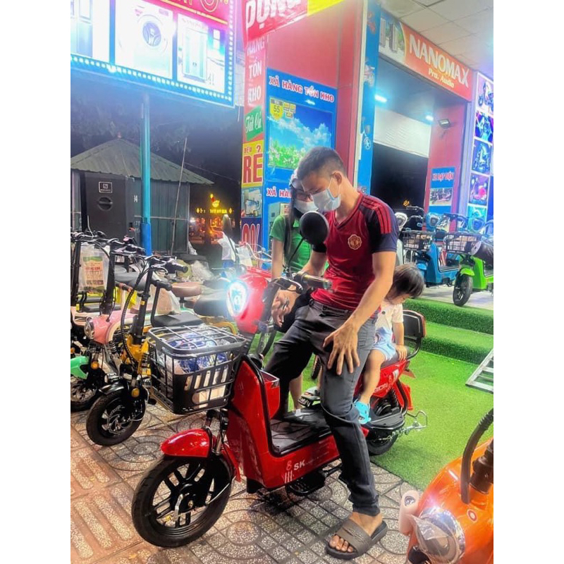 Xe đạp điện New Beer SK8, Xe điện cao cấp. Hàng chính hãng bảo hành 1 năm, 48V-14A. Freeship TpHCM
