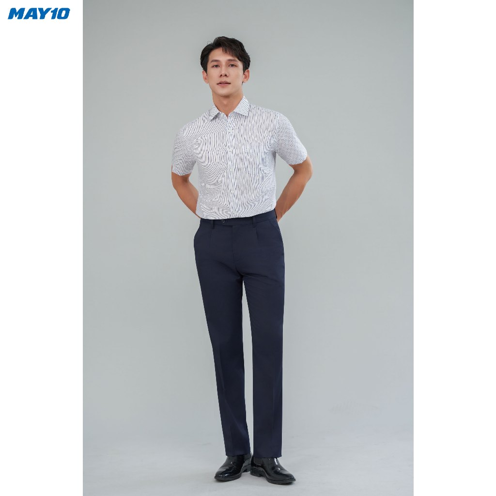 Quần âu nam có ly May 10 020123182CL 1-TK