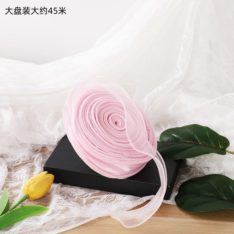 Ruy băng voan cuộn 9m khổ 4cm - Trangtran Store