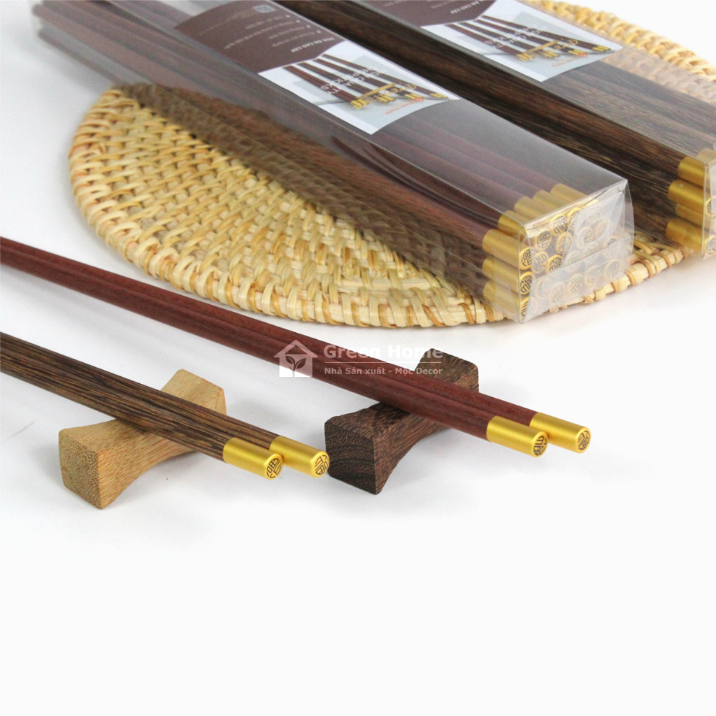 Đũa Gỗ Cánh Gà, Đan Hương Đỏ Nhà Mộc Decor - Sang Trọng Phong Cách Nhật Bản 35