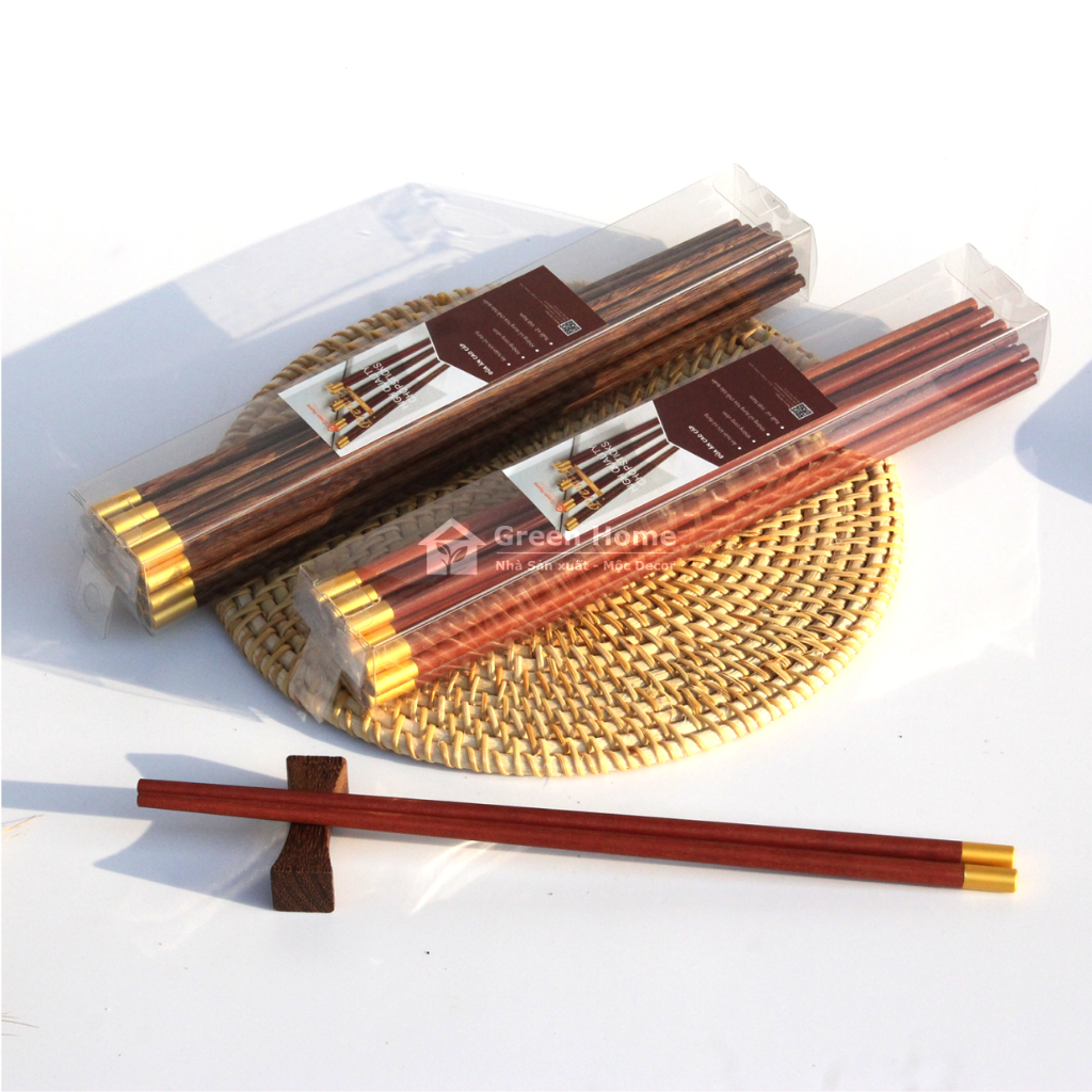 Đũa Gỗ Cánh Gà, Đan Hương Đỏ Nhà Mộc Decor - Sang Trọng Phong Cách Nhật Bản 35