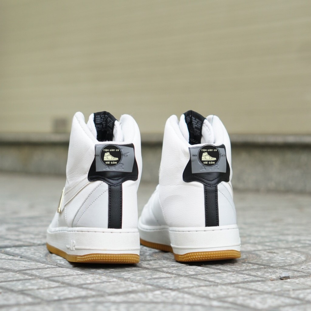 Giày Thể Thao N1KE AIR FORCE 1 HIGH 07 LV8 x NBA WHITE GUM CT2306-100-CŨ CHÍNH HÃNG