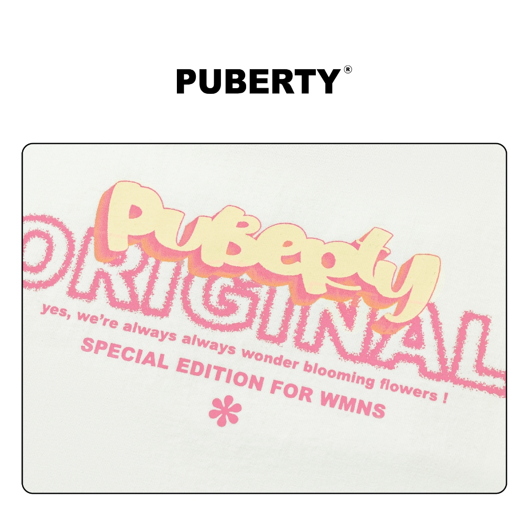 Áo thun baby tee Localbrand PUBERTY BIG HEART BABY TEE