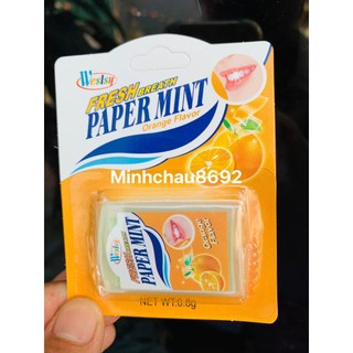 Kẹo cao su trắng răng paper mint hươngcam - MỘT cái