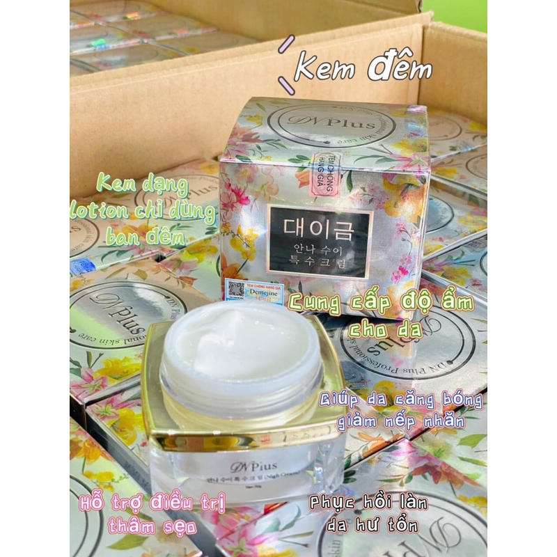 Kem face Demejine DN Plus trắng da, ngừa nám chính hãng