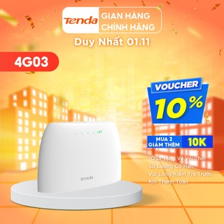 Tenda Bộ phát Wifi di động 4G LTE 4G03 - Hãng phân phối chính thức