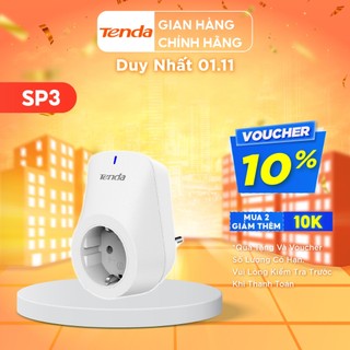 Tenda Ổ cắm điện Wi-fi thông minh điều khiển từ xa SP3 - Hãng phân phối chính thức