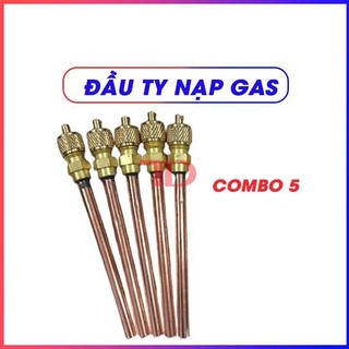Combo 5 đầu ty nạp gas 10cm - ti nạp gas lạnh