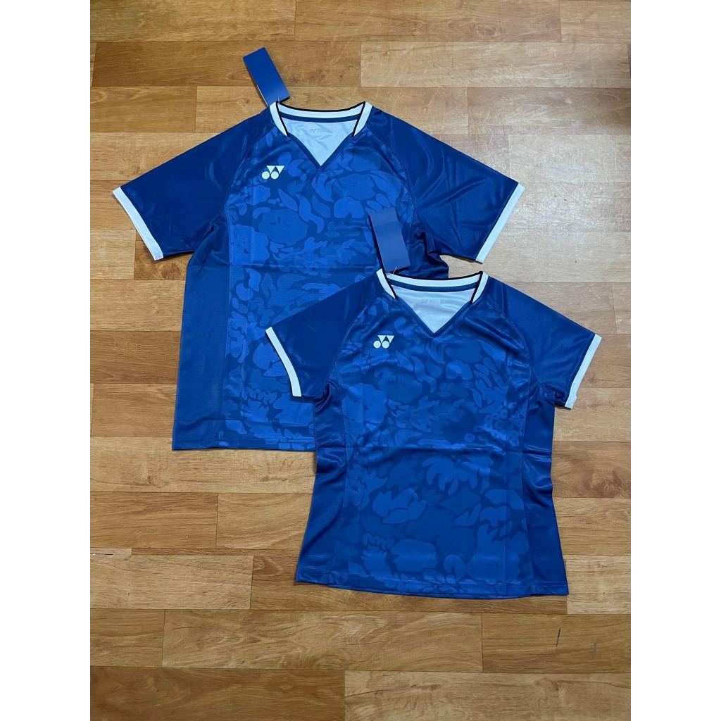 Áo cầu lông YONEX, mẫu mới 2023, vải thun quãng châu mát, nhẹ, thấm hút tốt