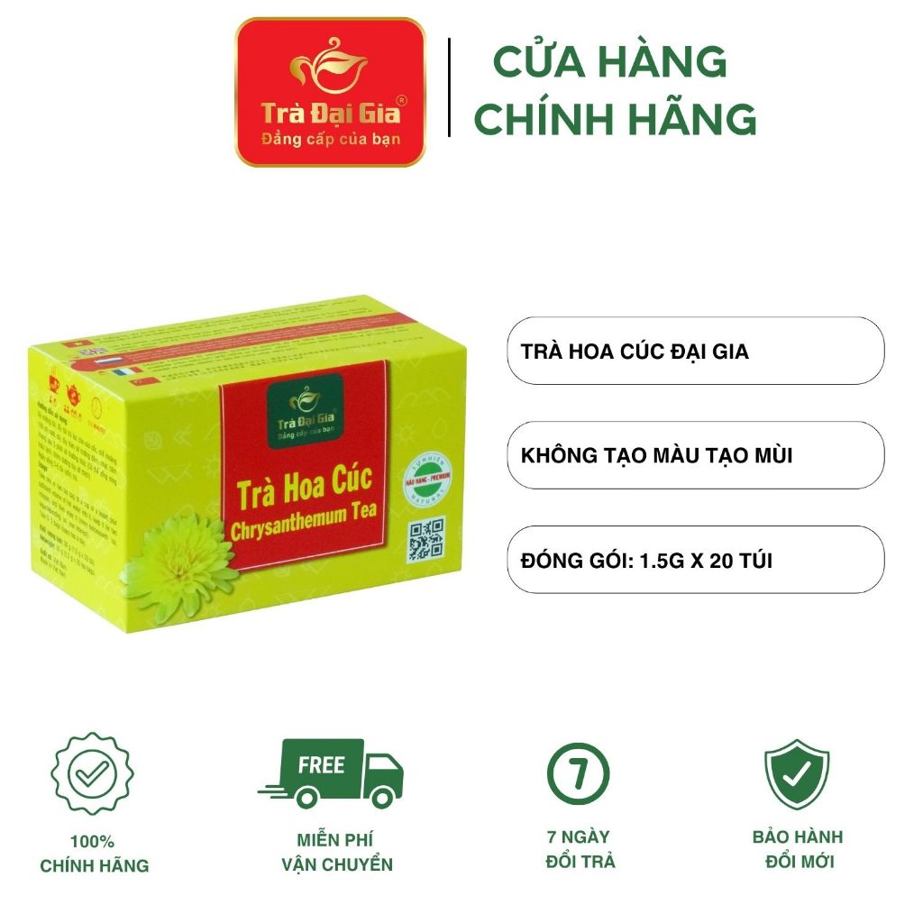 Trà Hoa Cúc Túi Lọc Đại Gia (hộp 20 túi)