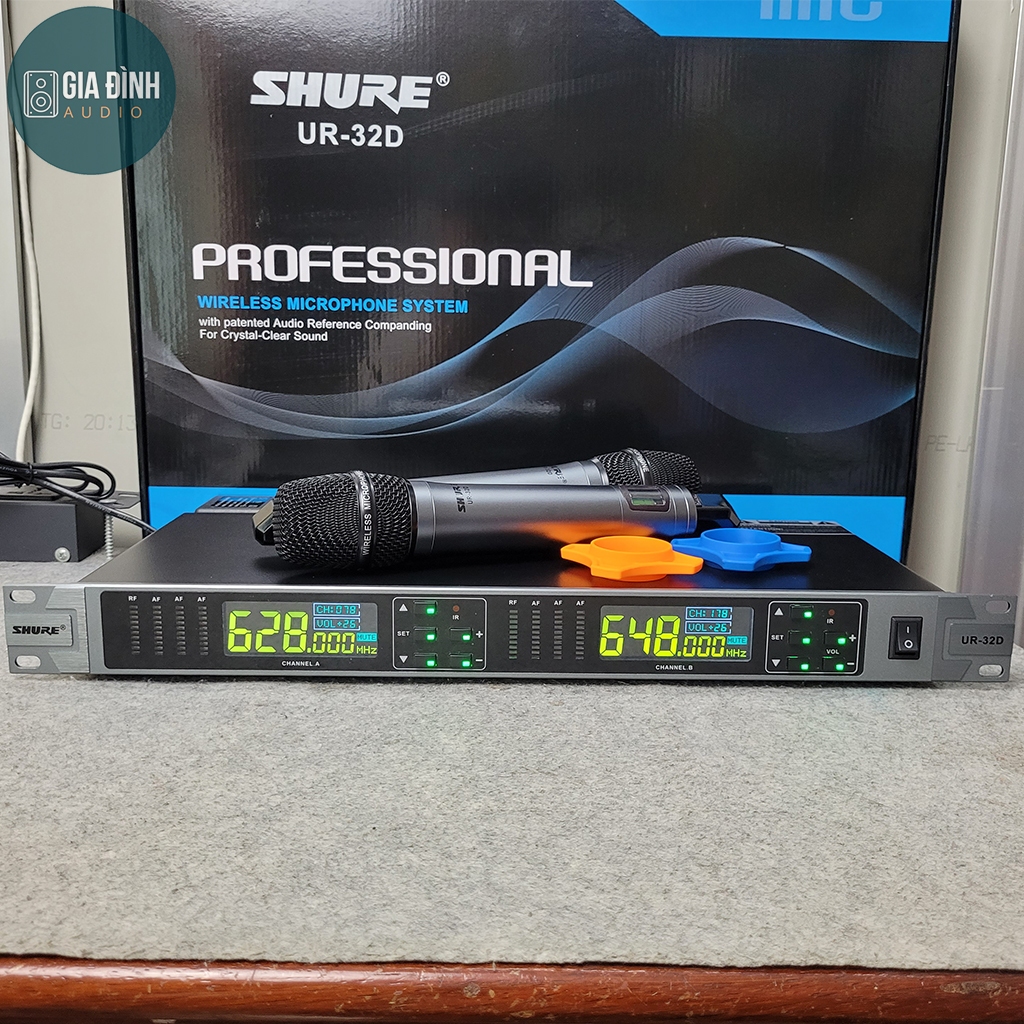 Micro không dây Shure UR32D năm 2023 - Nhập Khẩu Loại 1