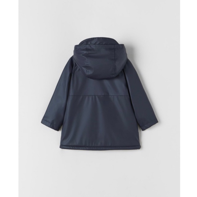 Áo khoác bé trai zara lót lông cừu, chống thấm nước