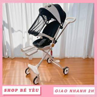 Xe đẩy gấp gọn 🌸 𝑭𝒓𝒆𝒆𝒔𝒉𝒊𝒑 🌸 Xe đẩy 2 chiều gấp gọn cho bé M8/ M9 có mái che