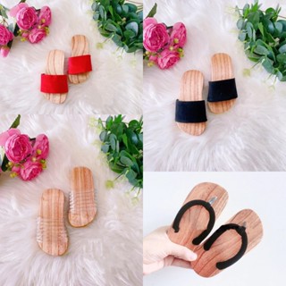 (1-9tuổi) Guốc Gỗ, Guốc Mộc Cho Bé Trai, Bé Gái Mặc Áo Dài,Bà Ba MS-56