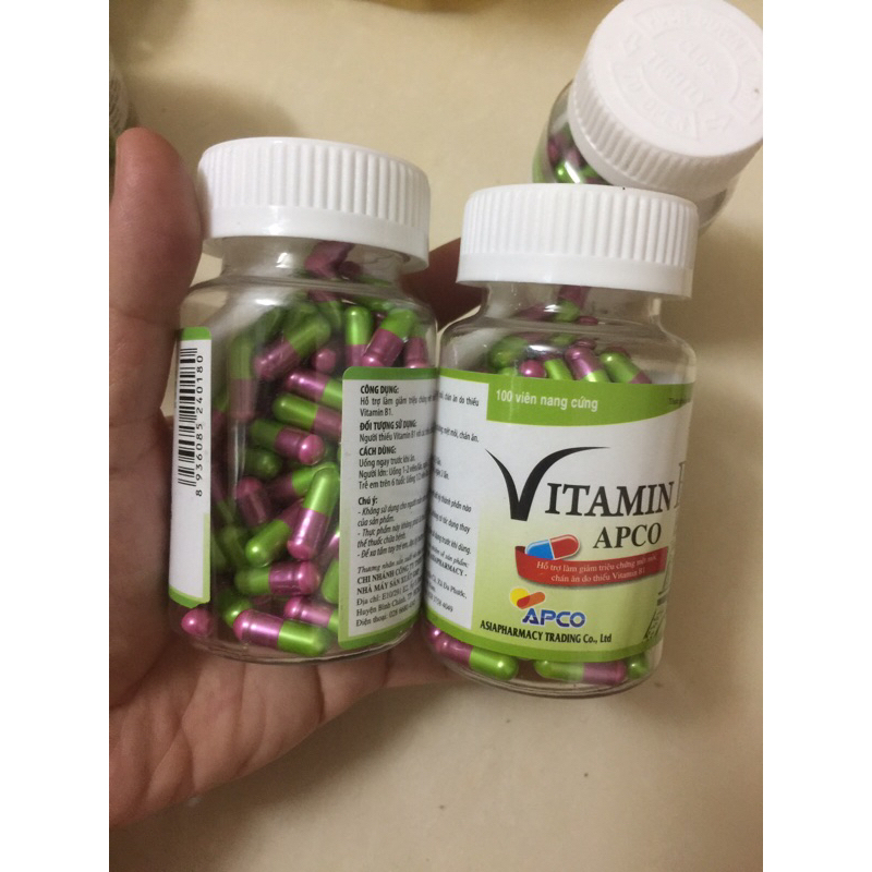 Vitamin b1 250 mg lọ 100 viên