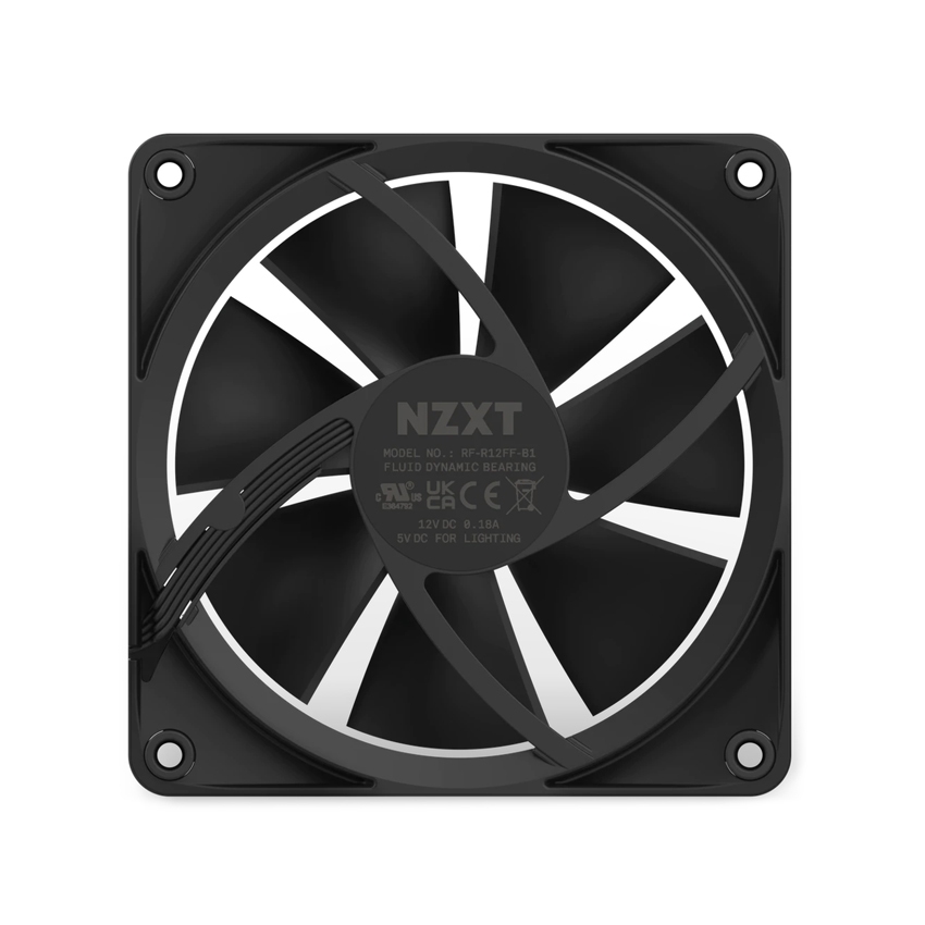 FAN CASE TẢN NHIỆT NZXT F120 RGB BLACK