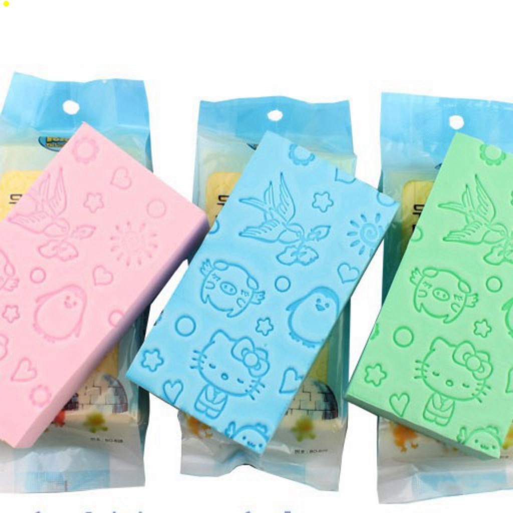 Bông Mút Tắm Bọt Biển kì ghét, tẩy da chết, siêu sạch, siêu mềm mại