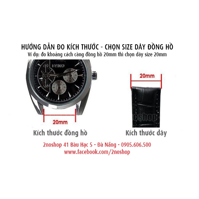Dây da bò size 20mm 22mm khóa gập 1 bên cho đồng hồ Bồ Đào Nha IWC Portuguese khắc logo Orient Star Hamilton Seiko D2314