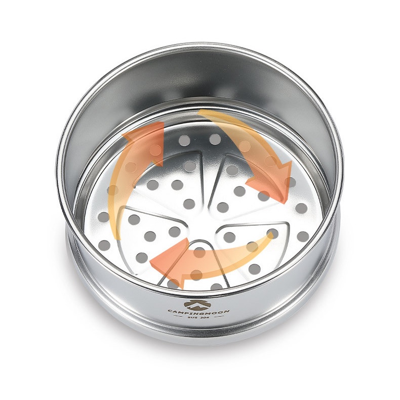 Nồi/ Xửng hấp cắm trại Sierra mini Campingmoon S362