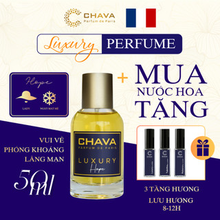 Nước Hoa Unisex - Nước Hoa CHAVA Luxury HOPE 50ml Chính Hãng - theo Tiêu Chuẩn Pháp (Lưu Hương 8-12H))