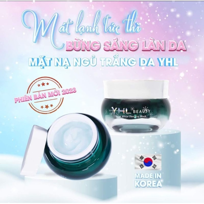 MẶT NẠ NGỦ TRẮNG DA YHL[ CHÍNH HÃNG SX TẠI HÀN QUỐC]
