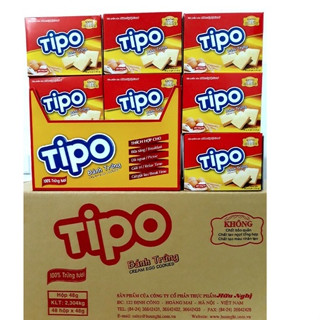 12 Hộp Bánh Trứng TiPo Hữu Nghị 48g