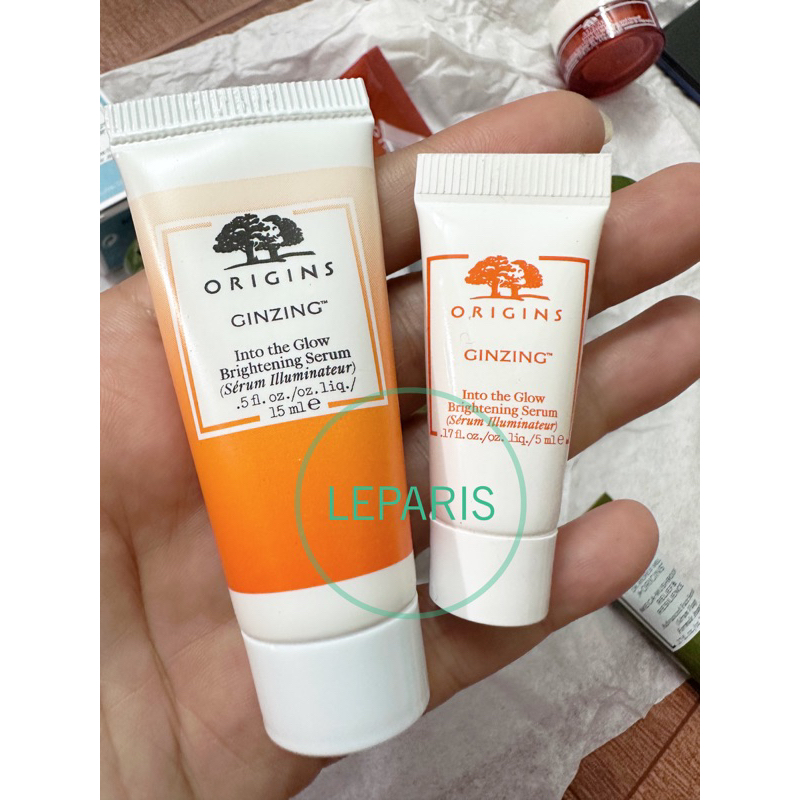 ( Bill usa ) Tinh chất sáng da Origins Ginzing Into the Glow Brightening Serum