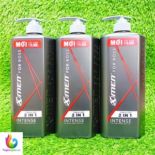 [Chai 850g+date2027] Tắm Gội Xmen For Boss 2in1 Hương Intense 850g
