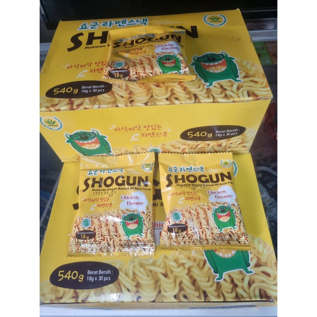 Mì trẻ em ăn liền Shogun 18g/gói date mới tinh