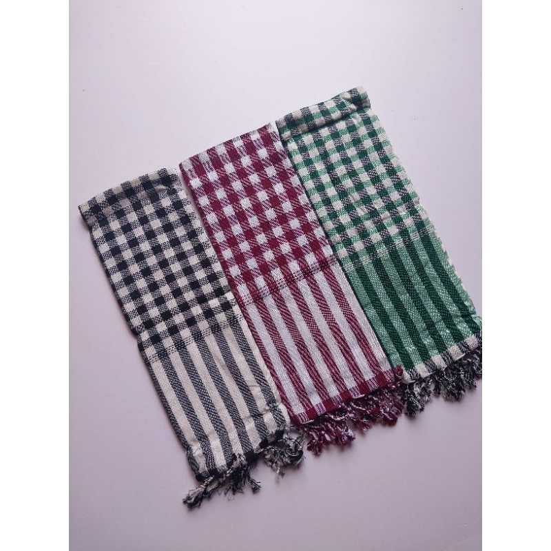 Combo 3 khăn rằn Nam bộ chất cotton thấm hút mồ hôi 1m7x60