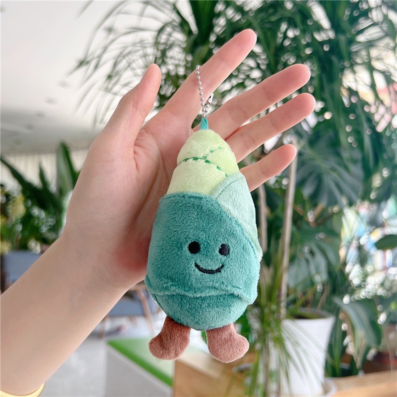 MÓC KHÓA BÔNG TẠO HÌNH RAU CỦ SIÊU DỄ THƯƠNG