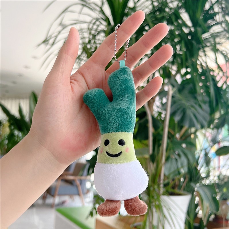 MÓC KHÓA BÔNG TẠO HÌNH RAU CỦ SIÊU DỄ THƯƠNG