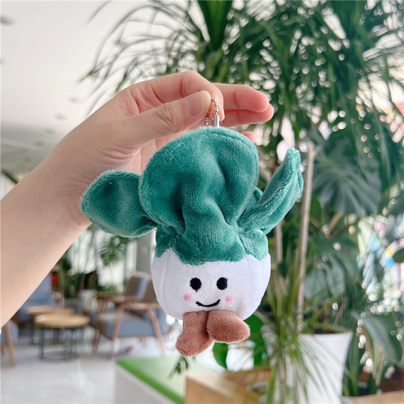 MÓC KHÓA BÔNG TẠO HÌNH RAU CỦ SIÊU DỄ THƯƠNG