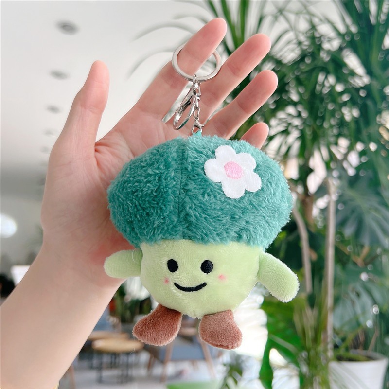 MÓC KHÓA BÔNG TẠO HÌNH RAU CỦ SIÊU DỄ THƯƠNG