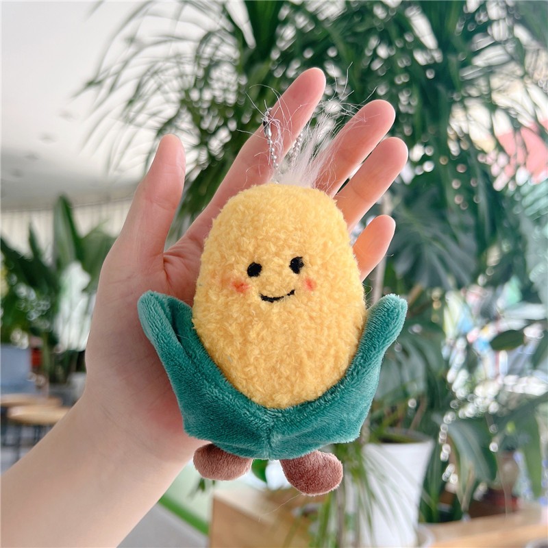 MÓC KHÓA BÔNG TẠO HÌNH RAU CỦ SIÊU DỄ THƯƠNG