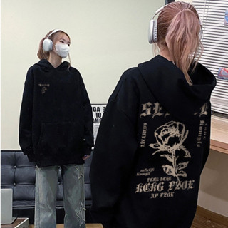  Focus local brand vintage đen áo khoác hoodie nữ chính hãng unisex bigsize levents áo khoác nỉ 100%cotton 