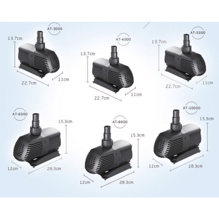 ATMAN AT 10000 AT 8000 AT 6000 Máy Bơm Lọc Nước Hồ cá
