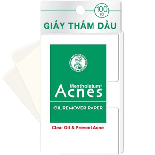 Gói 100 Tờ Giấy Thấm Dầu Acnes Oil Remover Paper 100% chính hãng, vov cung cấp và bảo trợ.