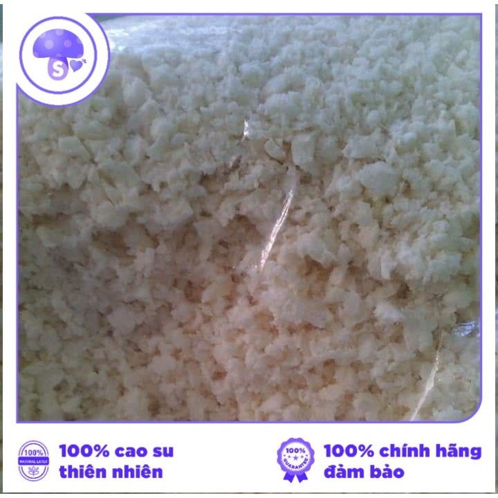 Gối ôm cao su xay Liên Á 100% cao su thiên nhiên