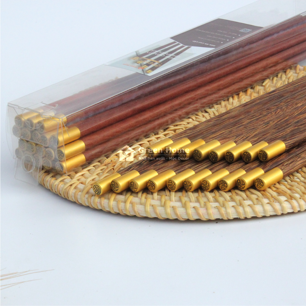 Đũa Gỗ Cánh Gà, Đan Hương Đỏ Nhà Mộc Decor - Sang Trọng Phong Cách Nhật Bản 35